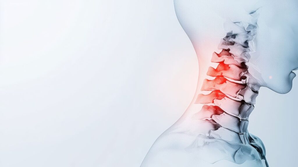 Image showing multiple cervical vertebrae.
