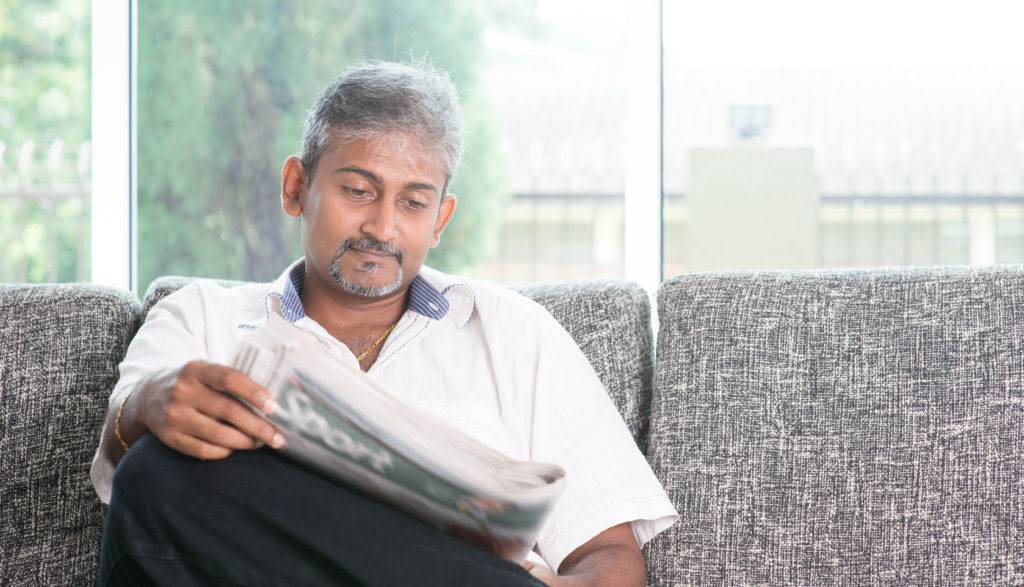 man looking for arteriovenous malformation treatment