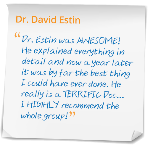 Dr David Estin Reviews