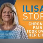 Ilisa sharing her experience with spinal fusion.