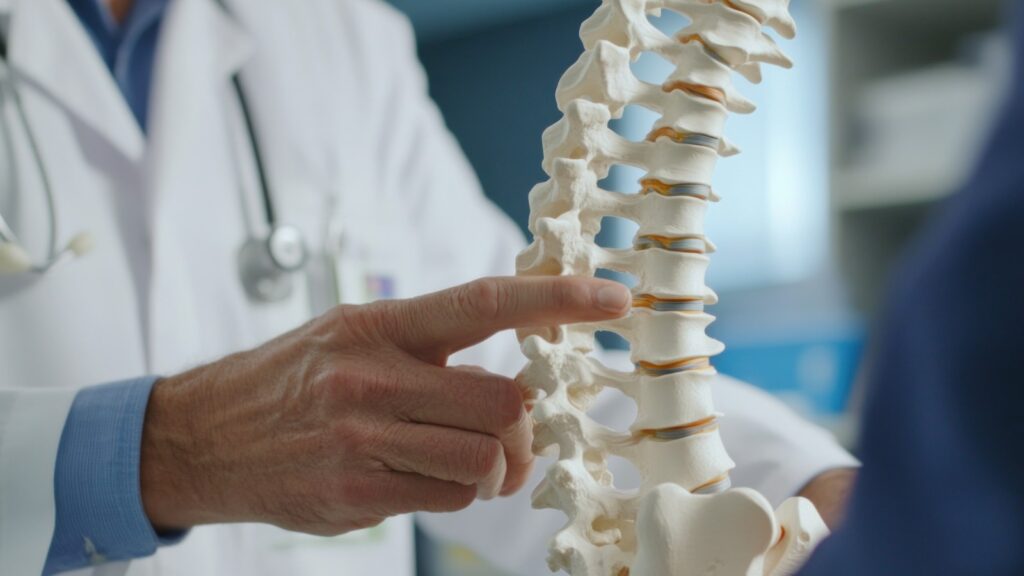 Doctor talking about the differences between Spinal Stenosis and Spinal Cord Compression