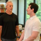 Man getting physical therapy after ACDF Surgery