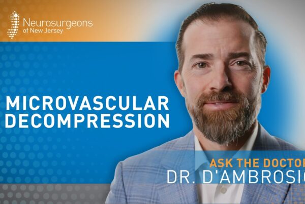 Dr. D’Ambrosio Discussing MVD Surgery.